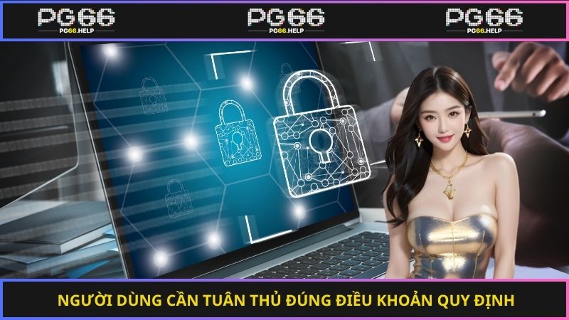 Người dùng cần tuân thủ đúng điều khoản quy định