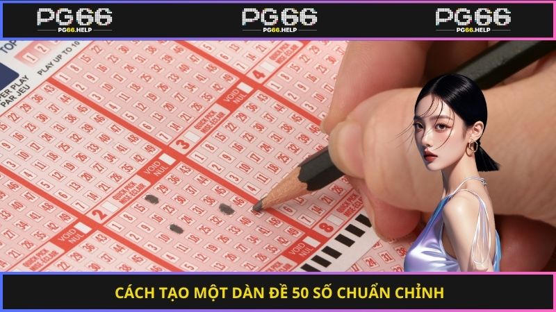 Cách tạo một dàn đề 50 số chuẩn chỉnh